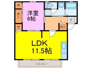 コンフォート・ヴィラの物件間取画像